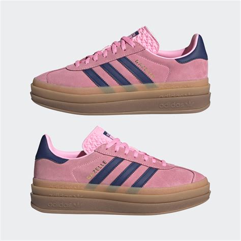 adidas gazelle pink and navy.